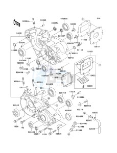 KX 125 L [KX125] (L3) [KX125] drawing CRANKCASE