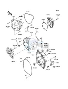 Z1000_ABS ZR1000ECFA FR XX (EU ME A(FRICA) drawing Engine Cover(s)