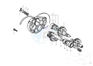 Fly 2T 50 drawing Gear group