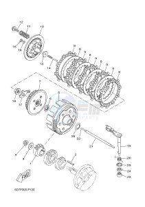 MT125A MT-125 ABS MT-125 ABS (BR35 BR35 BR35 BR35) drawing CLUTCH