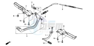 TRX90 FOURTRAX 90 drawing STEP