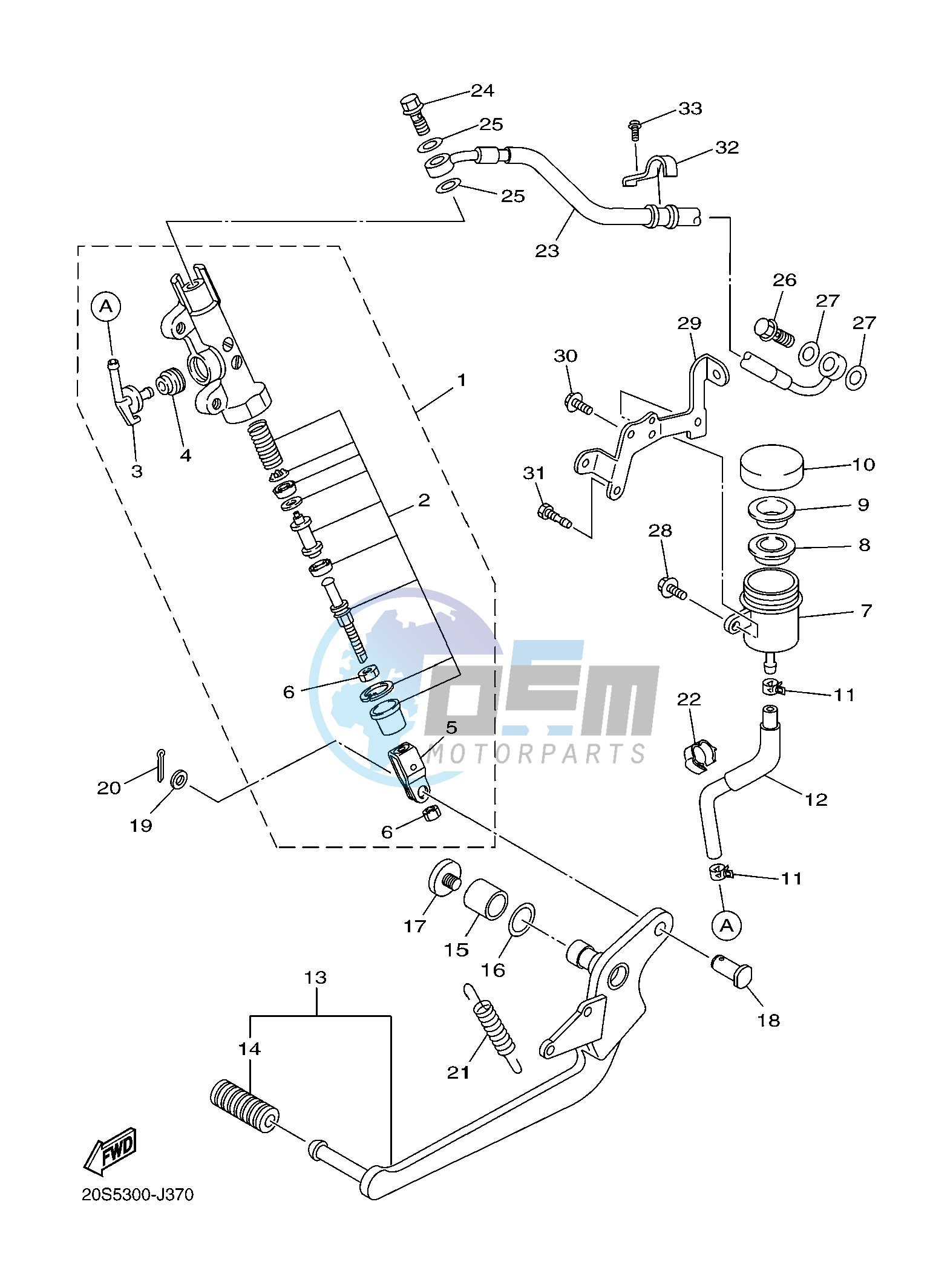 REAR MASTER CYLINDER