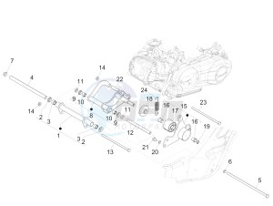 GTS 250 (EMEA, APAC) (AU, Eu, IL, J, Ri) drawing Swinging arm