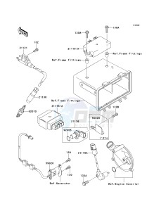 KVF 360 C [PRAIRIE 360 4X4 HARDWOODS GREEN HD] (C6F-C9F) C7F drawing IGNITION SYSTEM