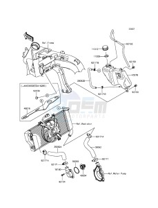 ER-6F EX650EGF XX (EU ME A(FRICA) drawing Water Pipe