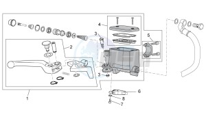 Norge 1200 IE 8V EU and 2016 USA-CN drawing Front master cilinder