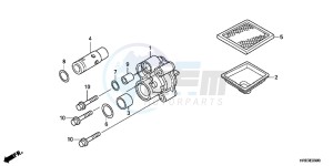 TRX500FPEC drawing OIL PUMP