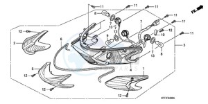 SH1259 Europe Direct - (ED) drawing REAR COMBINATION LIGHT