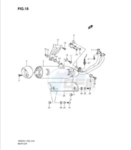 AN650 drawing MUFFLER (AN650AL1 E51)