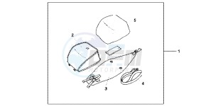 VFR1200FDB drawing TANK BAG