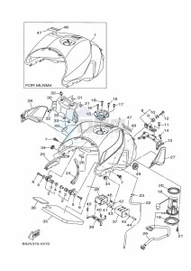 MT-09 MTN850-A (BS2V) drawing FUEL TANK