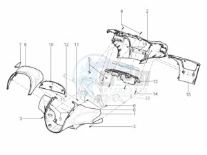 Beverly 300 ie ABS E4 (EMEA) drawing Handlebars coverages