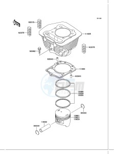 KLF300 4x4 KLF300-C17 EU GB drawing Cylinder/Piston(s)