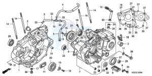 CRF150RB9 Australia - (U) drawing CRANKCASE