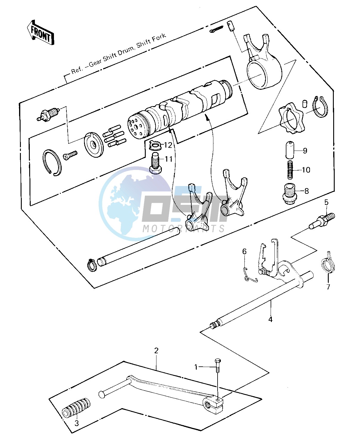 GEAR CHANGE MECHANISM -- 80-81 A1_A2- -