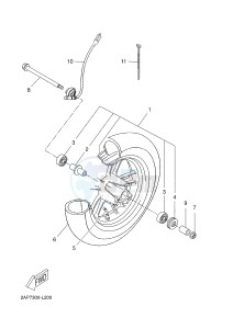 OVETTO 4 50 OVETTO 4 (2ACA) drawing FRONT WHEEL