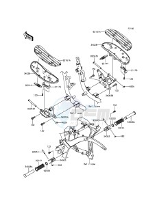 VULCAN 900 CLASSIC VN900BFF GB XX (EU ME A(FRICA) drawing Footrests