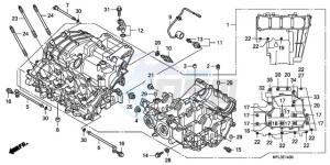 CBR1000RAA UK - (E / ABS HRC MKH) drawing CRANKCASE