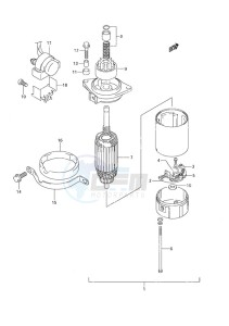 DF 30 drawing Starting Motor