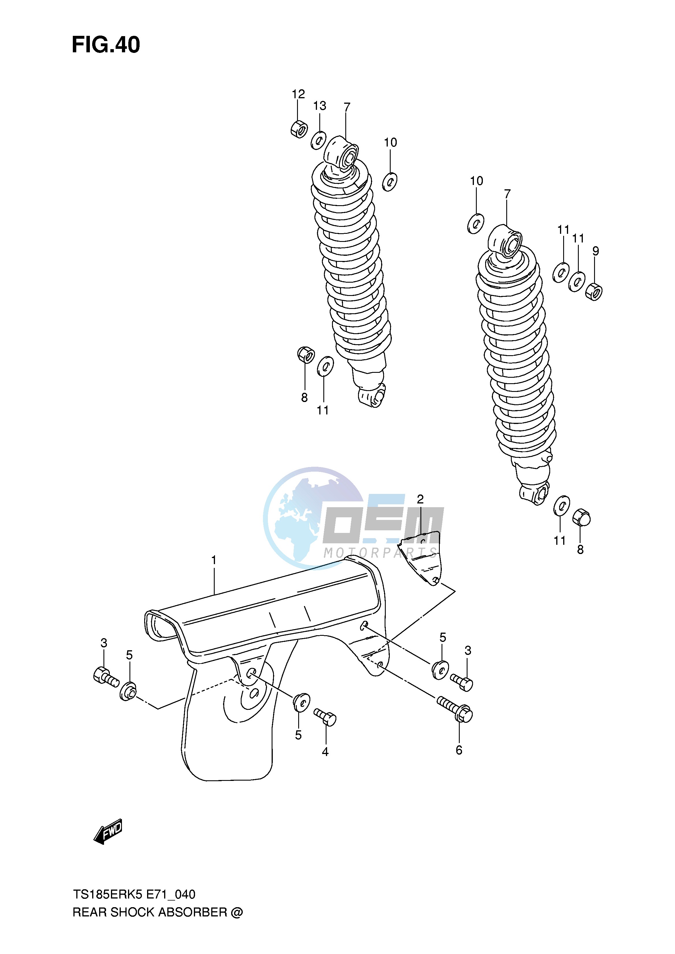 REAR SHOCK ABSORBER