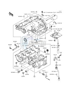 ZX 600 E [NINJA ZX-6] (E1-E3) [NINJA ZX-6] drawing CRANKCASE