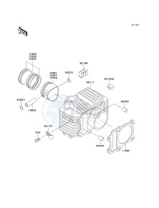 AN 110 C (C6-C7) drawing CYLINDER_PISTON-- S- -