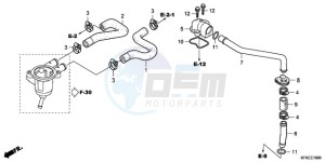 VTR2509 France - (F / CMF LL MK) drawing WATER PIPE