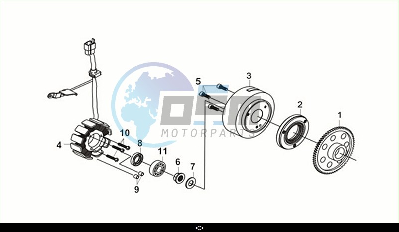 FLYWHEEL - STATOR