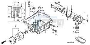 XL1000VA9 France - (F / ABS CMF) drawing OIL PUMP