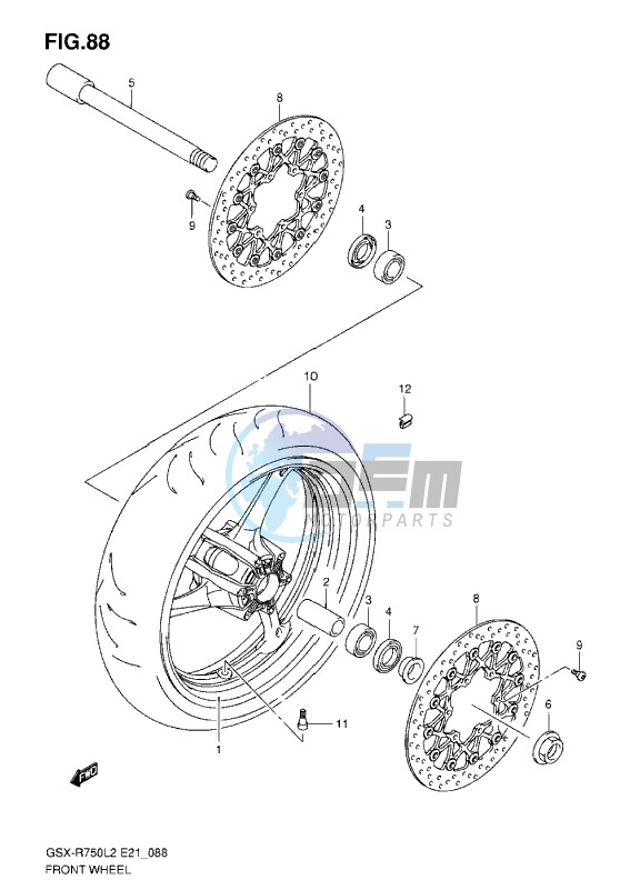 FRONT WHEEL L2