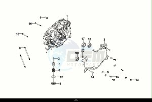 NH-T 200I (MG20BW-EU) (E5) (M1) drawing R. CRANK CASE COMP