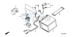 CBR1000RR9 Australia - (U / MME PSW SPC) drawing BATTERY (CBR1000RR)