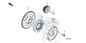 TRX420FPA9 Australia - (U) drawing STARTING GEAR