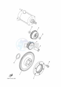 YFM700FWAD GRIZZLY 700 EPS (BLTH) drawing STARTER CLUTCH