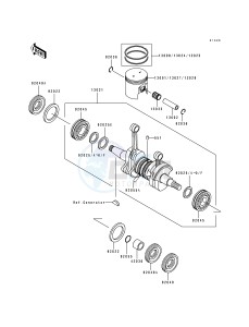 JS 550 C [550 SX] (C1-C5) [550 SX] drawing CRANKSHAFT_PISTON-- S- -