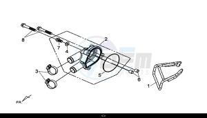 MAXSYM 600 I ABS EXECUTIVE (LX60A4-EU) (E4) (L7-M0) drawing WATER PUMP COVER