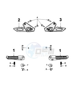 FIGHT 4 50 4T drawing FOOT SUPPORT