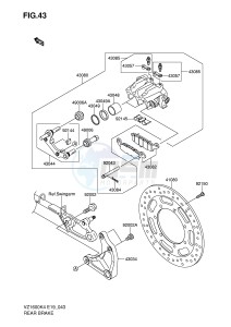 VZ1600 (E19) drawing REAR BRAKE