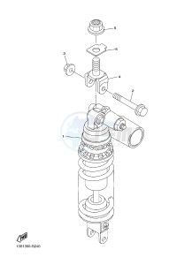 YZF-R6 600 R6 (2CXH) drawing REAR SUSPENSION