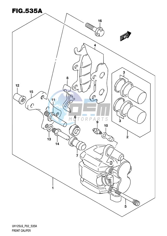 FRONT CALIPER