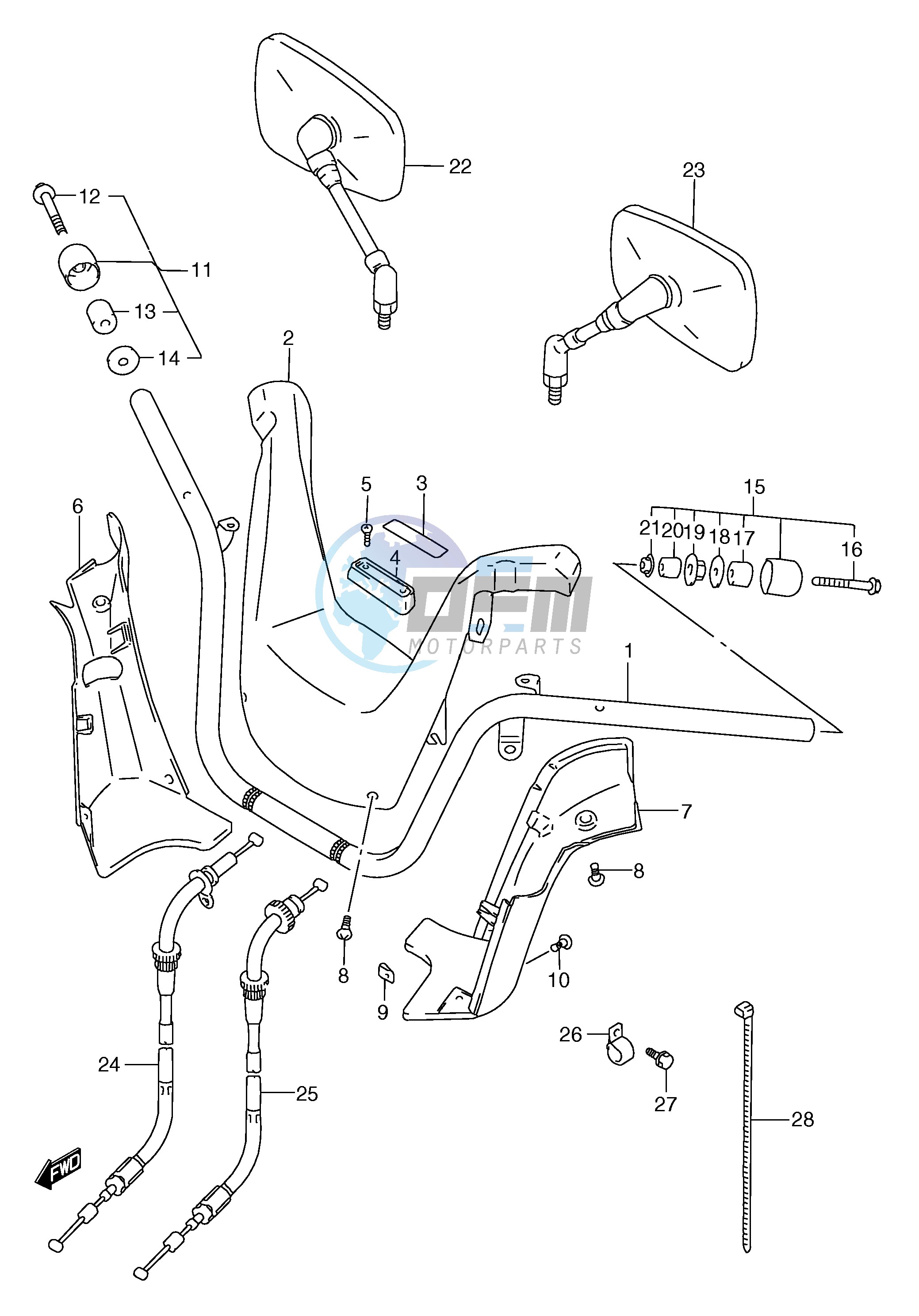 HANDLE BAR (MODEL Y)