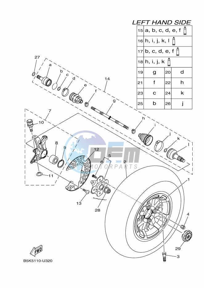 FRONT WHEEL