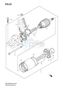 GSF1200 (E2) Bandit drawing STARTING MOTOR