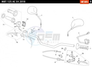 MRT-125-E4-AC-SM-BLACK drawing HANDLEBARS