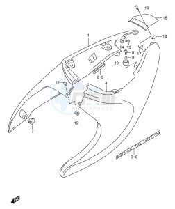 TL1000S (E2) drawing FRAME COVER (MODEL W)