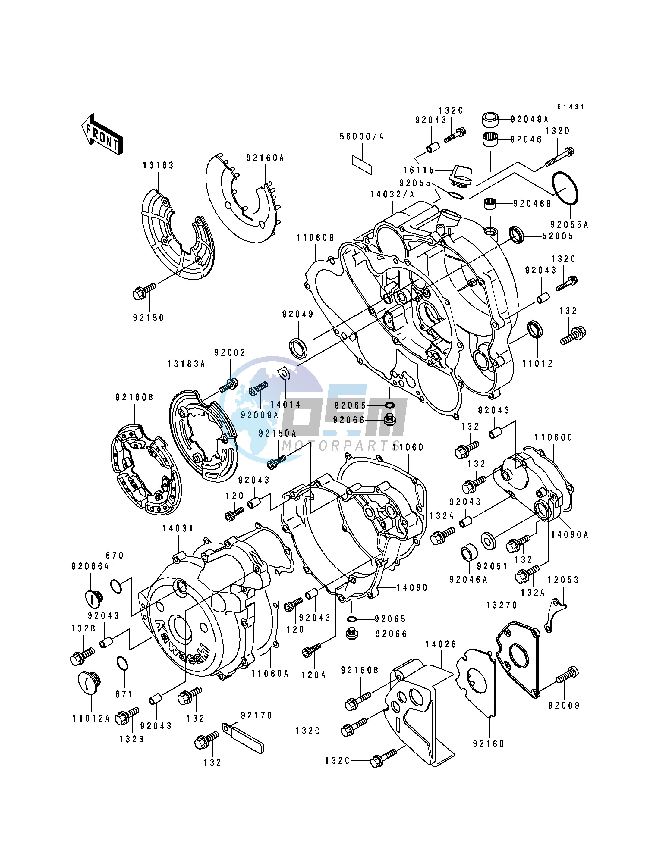 ENGINE COVER-- S- -