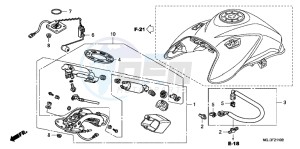 CBF1000FAB drawing FUEL PUMP