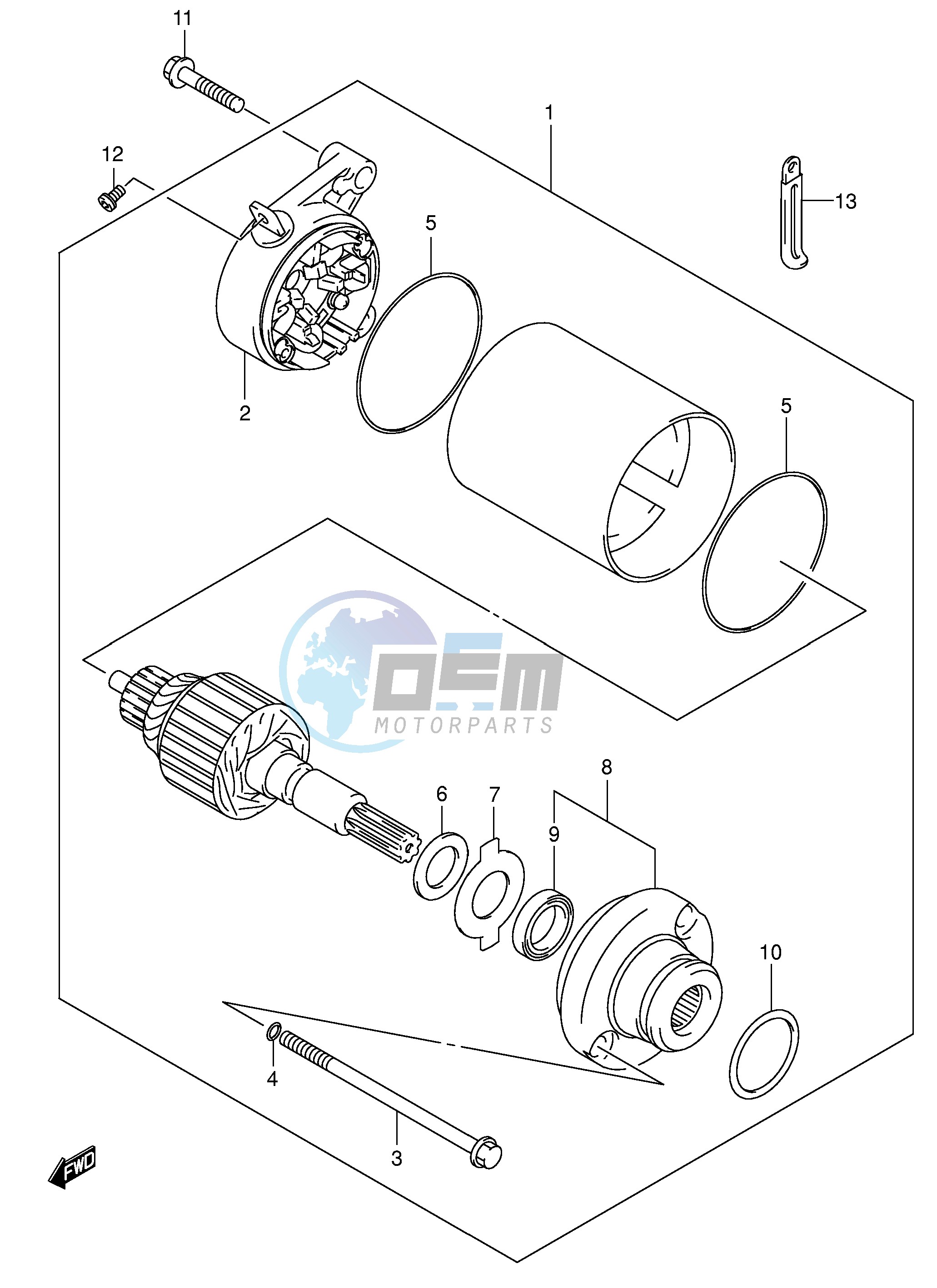 STARTING MOTOR