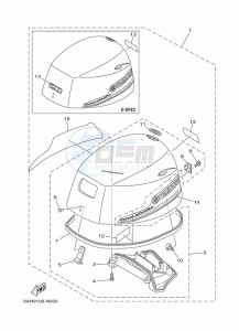 F15CMHS drawing FAIRING-UPPER