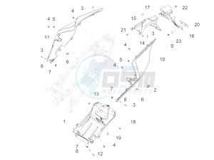 RS 125 Replica E4 ABS (APAC) drawing Rear body